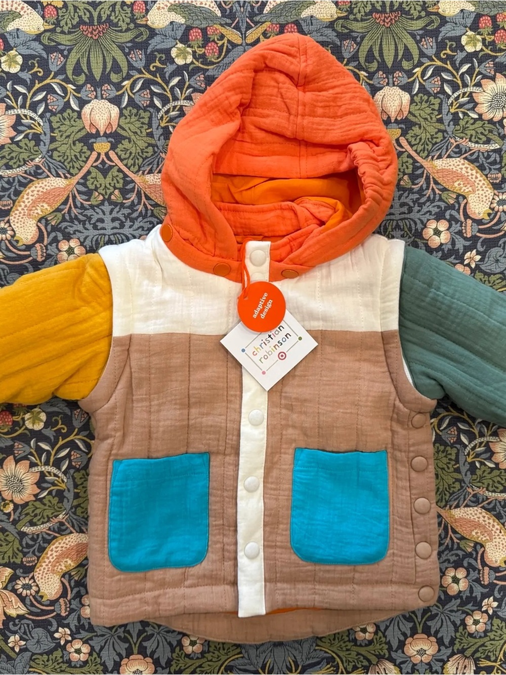 Christian Robinson for target toddler light weight jacket multicolor worn 1x